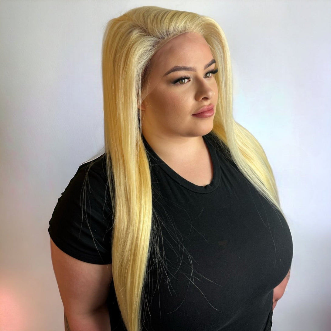 613 Blonde Human Hair Wig