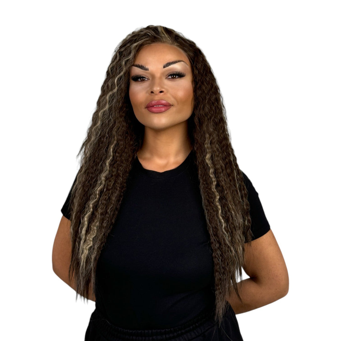 90s Mariah | Honey Bronde 24” Synthetic Lace Front Wig