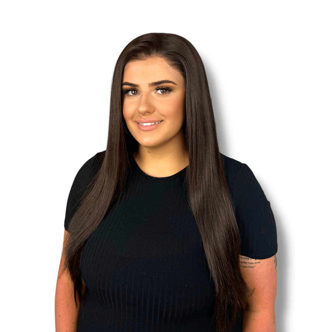 Cocoa Brown | Brown 24" Synthetic Lace Front Wig