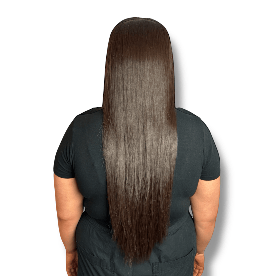 Cocoa Brown | Brown 24" Synthetic Lace Front Wig