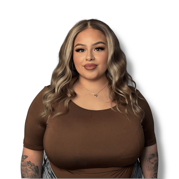 Demi | Brown & Blonde 22” Human Hair Wig