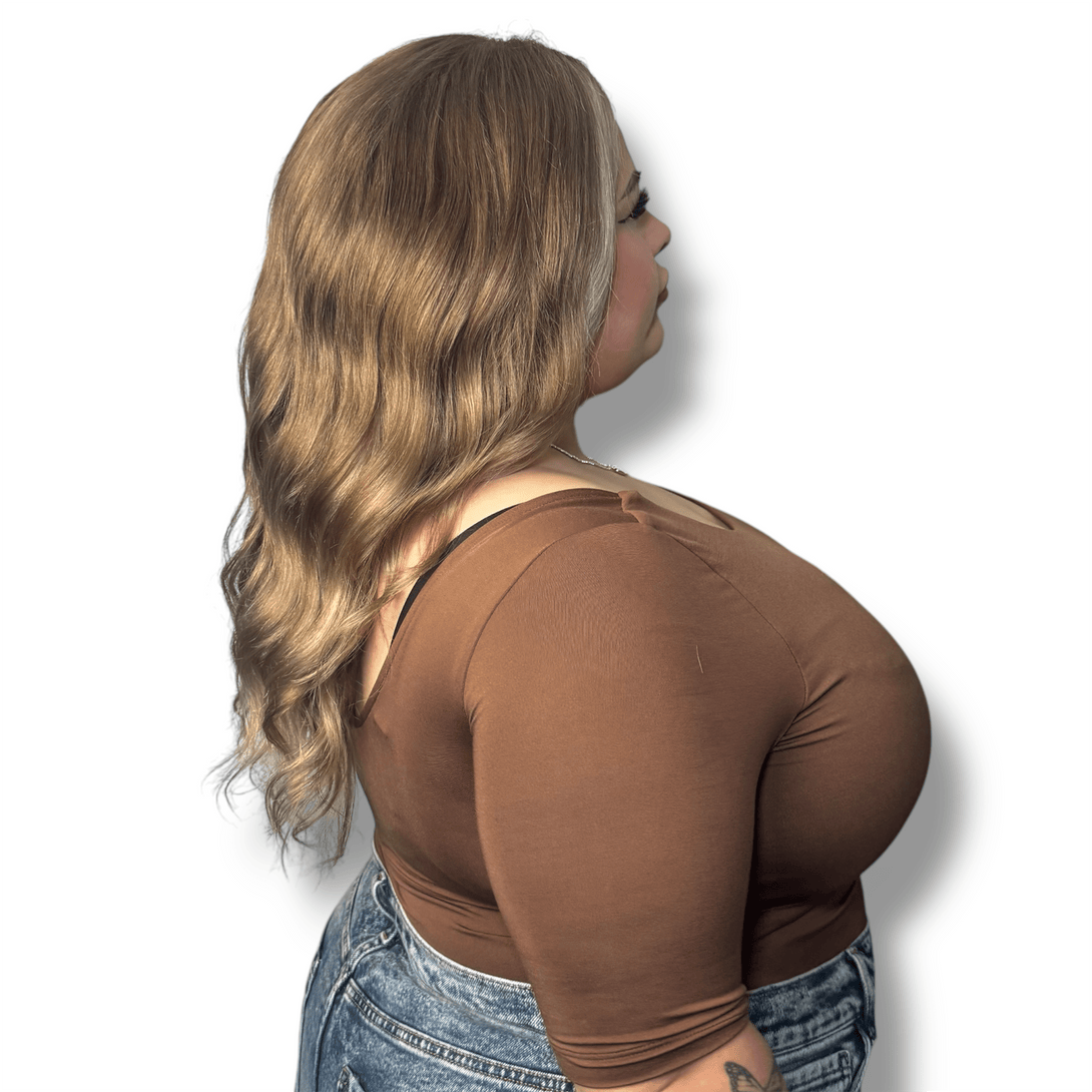 Demi | Brown & Blonde 22” Human Hair Wig