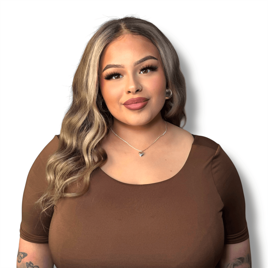 Demi | Brown & Blonde 22” Human Hair Wig