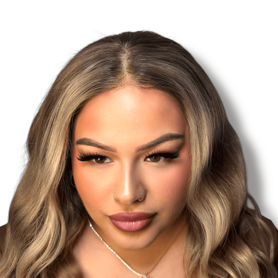 Demi | Brown & Blonde 22” Human Hair Wig