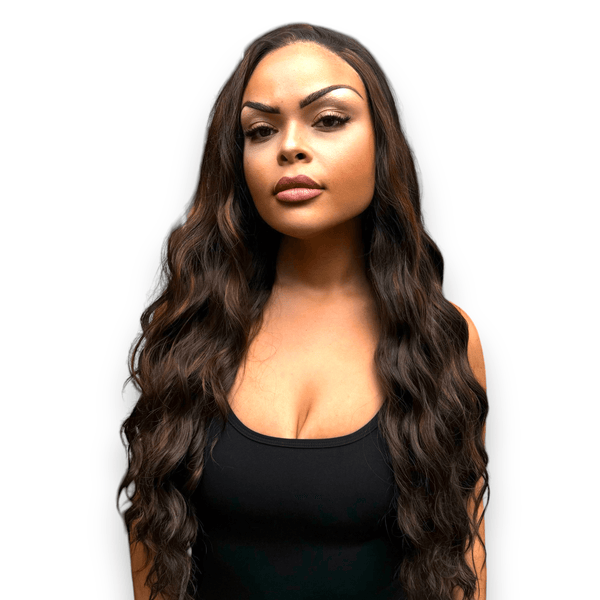 Espresso Brown | Brown 26" Synthetic Lace Front Wig