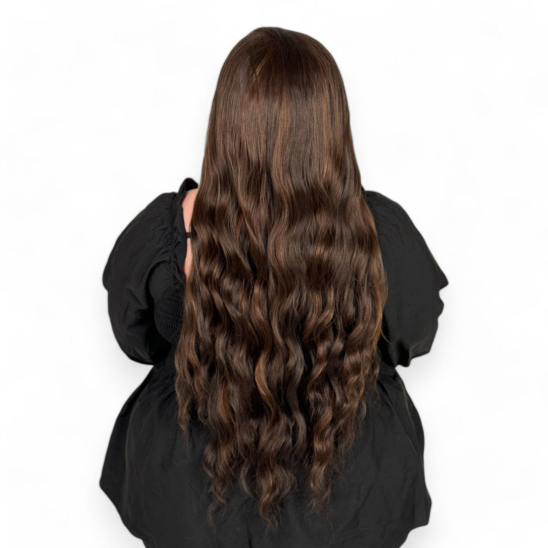 Espresso Brown | Brown 26" Synthetic Lace Front Wig