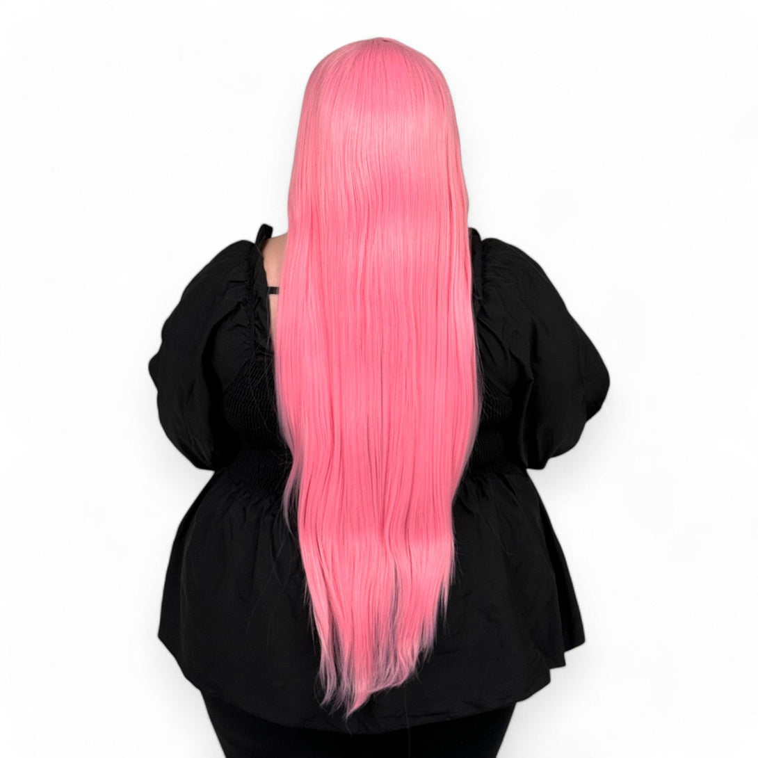 Miss Pink Dreams | Pink 26" Synthetic Lace Front Wig