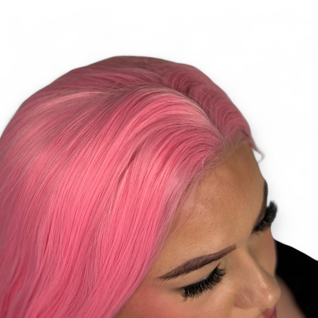 Miss Pink Dreams | Pink 26" Synthetic Lace Front Wig