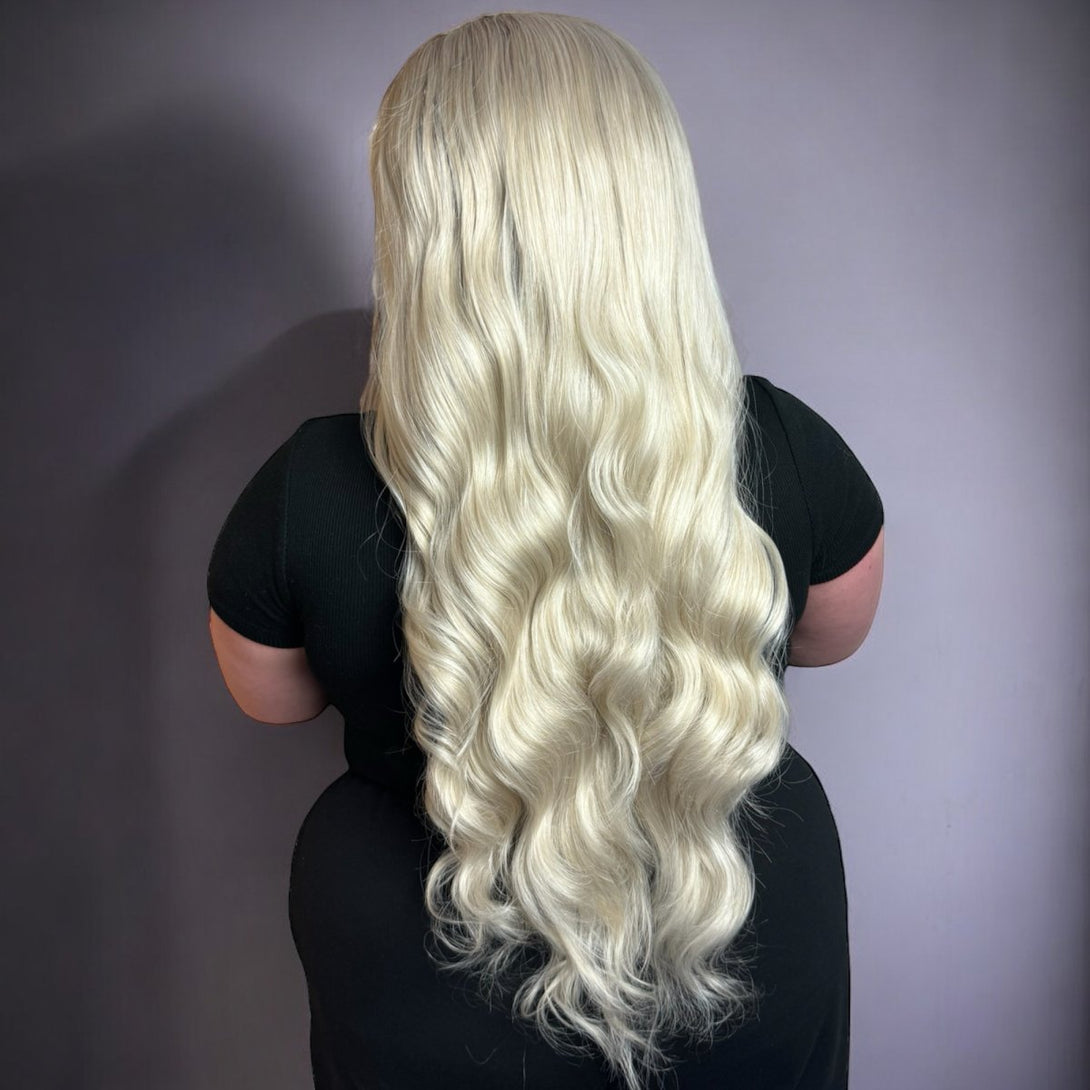 The Rooted Honey Blonde | 26”Synthetic Lace Front Wig